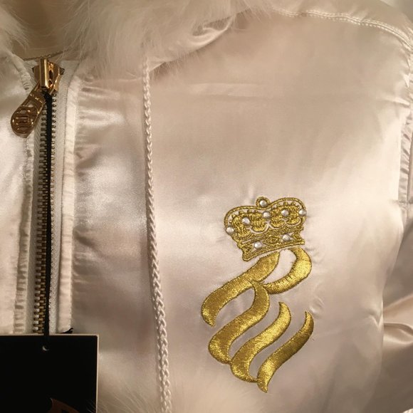 SUPER RARE FIND vintage y2k ROCAWEAR jacket with genuine fox fir trims! - Picture 5 of 16